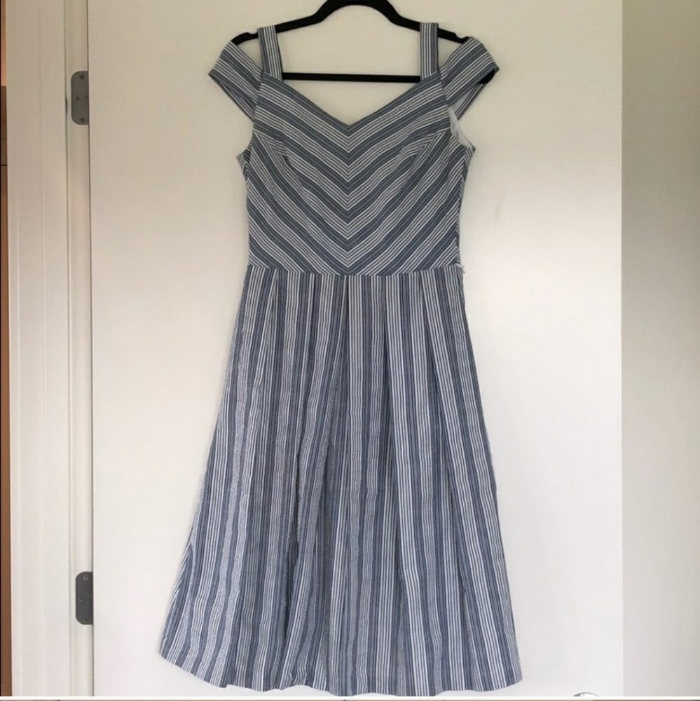 White House Black Market - striped dress